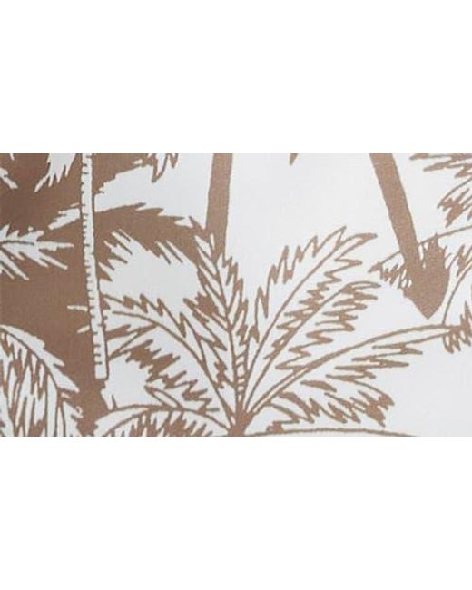 Lioness Multicolor Rhode Palm Print Low Rise Miniskort