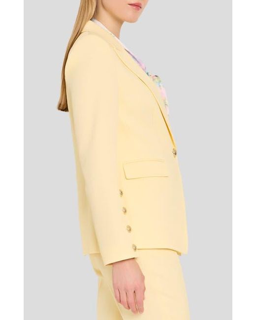 Tahari Natural One-Button Blazer