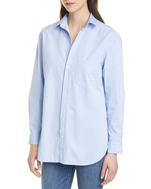 Frank & Eileen White Solid Button-Up Shirt