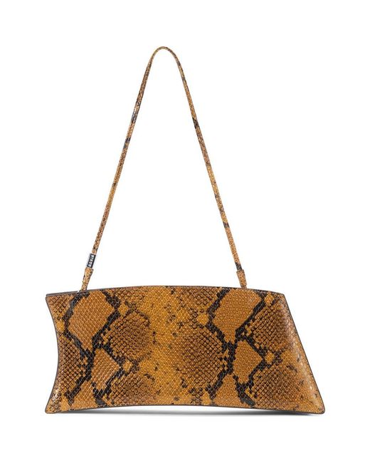 Staud Brown Coco Leather Shoulder Bag