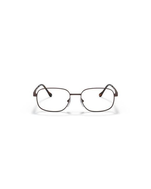 Sferoflex Metallic 57Mm Rectangle Optical Glasses for men
