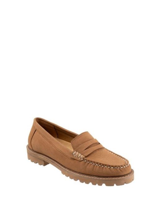 Trotters Brown Francey Lug Sole Penny Loafer