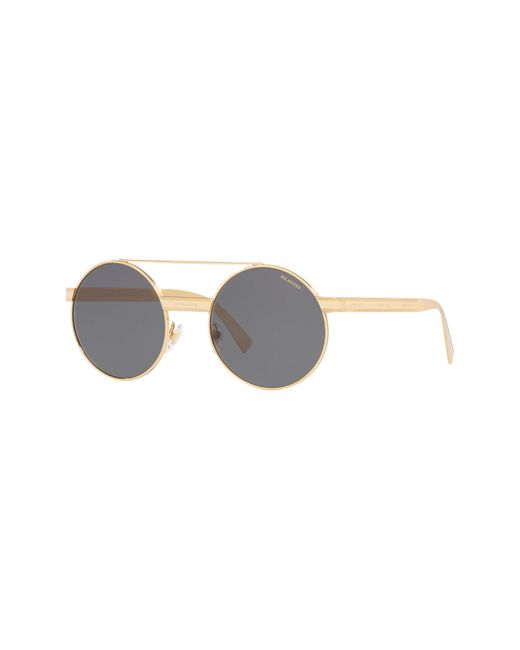 Versace Multicolor 52mm Polarized Round Sunglasses