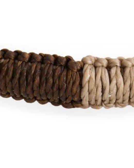 Caputo & Co. Multicolor Macramé Adjustable Bracelet for men