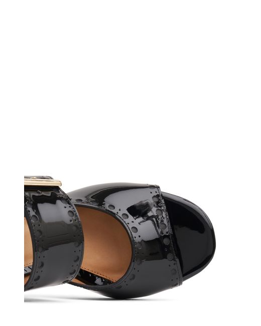 The Office Of Angela Scott Black Ms. Nellie Block Heel Sandal