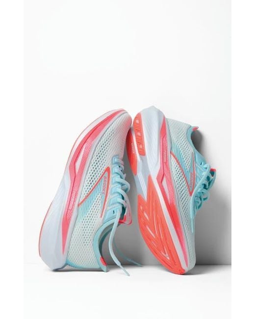 Brooks White Hyperion 3 Running Shoe
