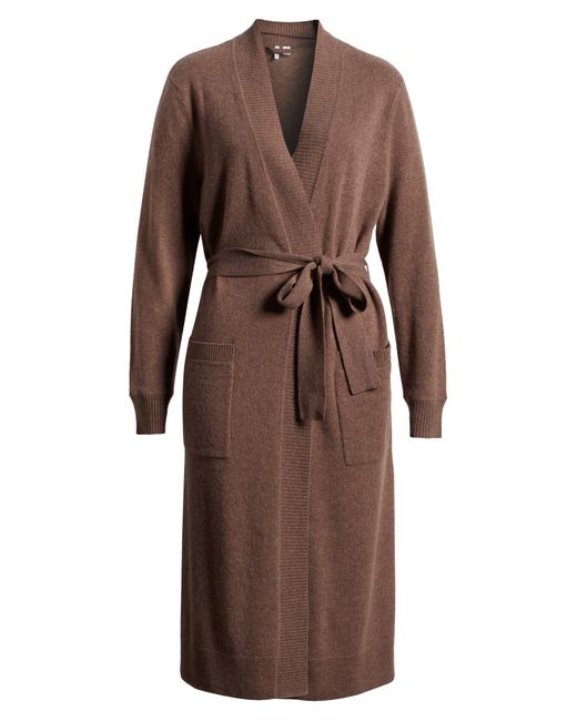 Nordstrom Brown Cashmere Robe