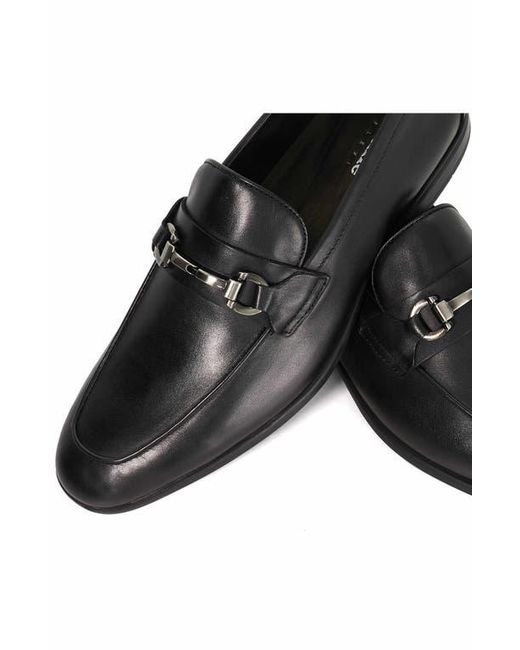 Dune Black Seymore Flexi Bit Loafer for men