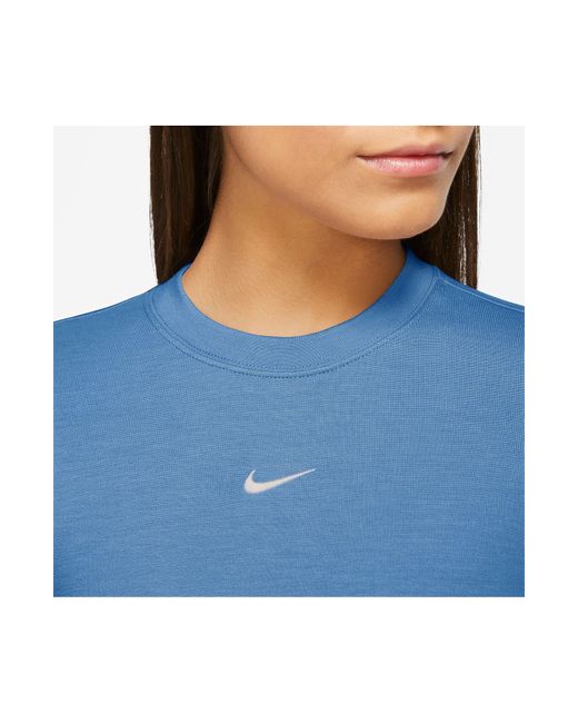 Nike Blue Sportswear Essential Tight Midi Dress
