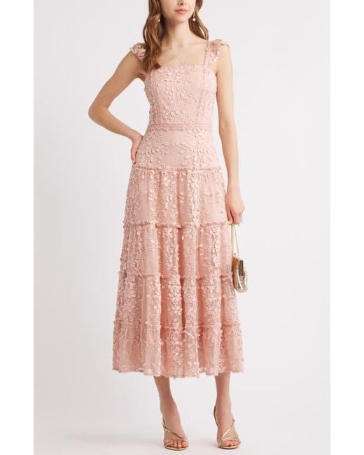 ● MIXXO ● Lace Layered Dress Elisa Vine Embroidered Lace Dress – Dress the Population