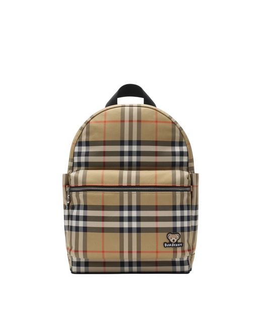 Burberry Brown Check Backpack