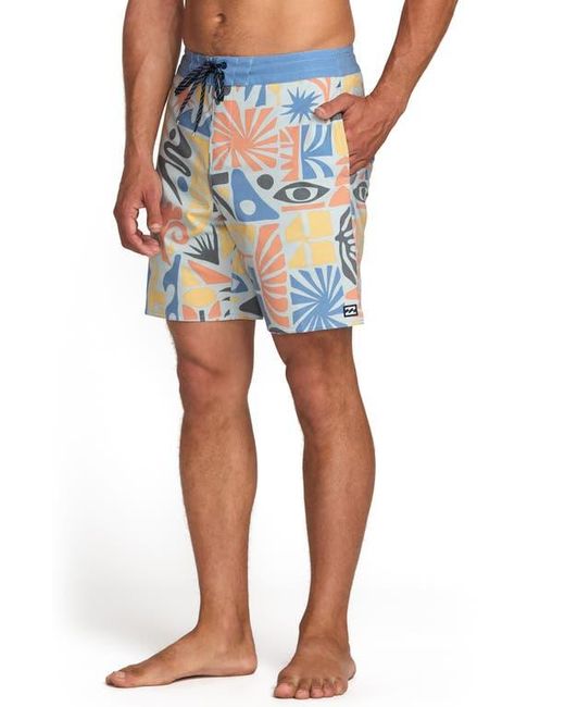 Billabong Blue Good Times Lo Tide Board Shorts for men