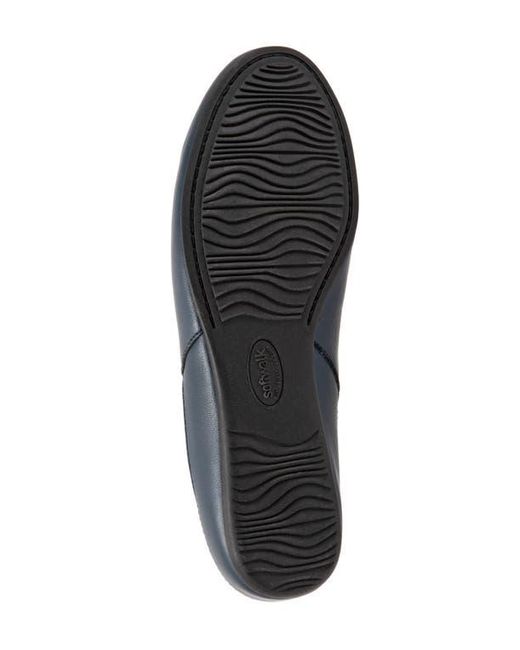 Softwalk® Blue Sandy Slingback Flat Sandal