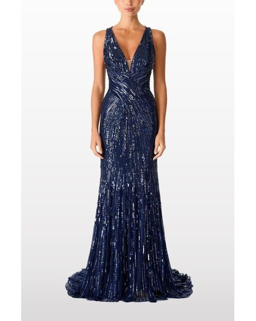 Jenny Packham Blue Luxor Dress