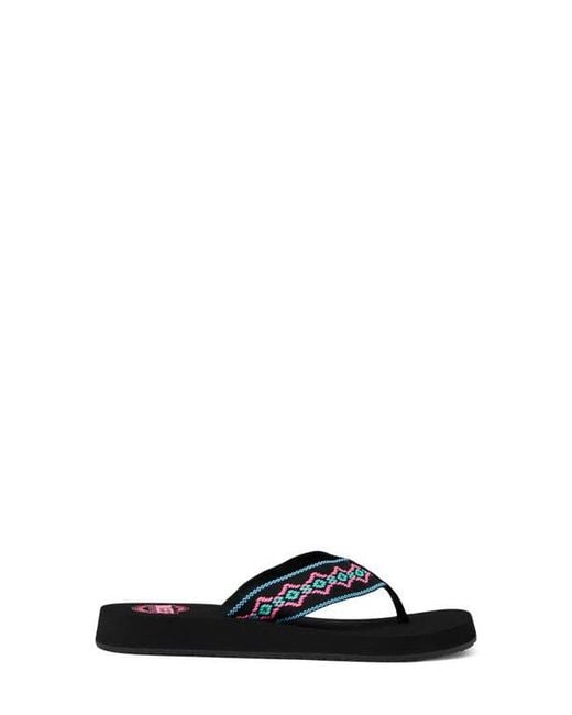 Reef Black Sandy Flip Flop