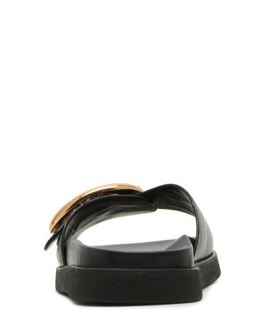 Steve Madden Black Mandie Slide Sandal