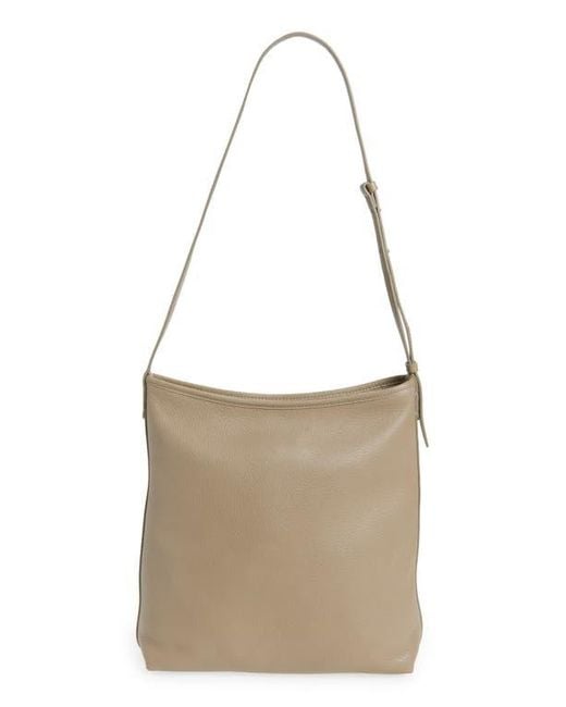 Burberry Brown Small Highlands Leather Shoulder Bag