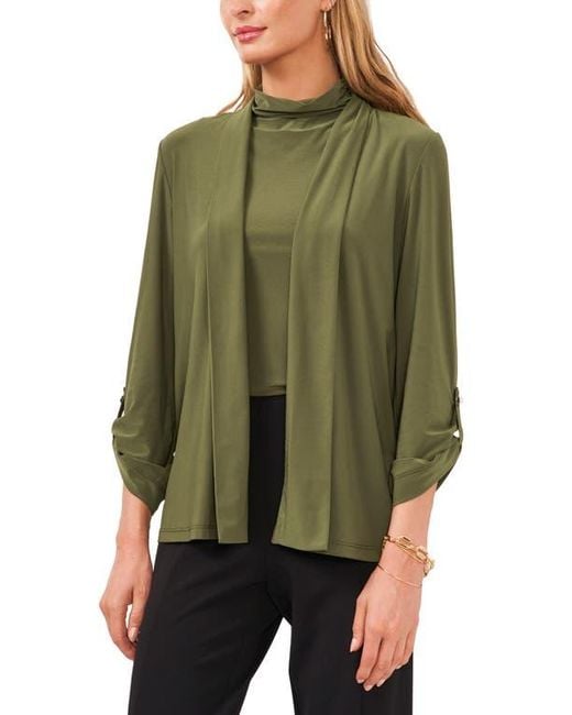 Chaus Green Cardigan