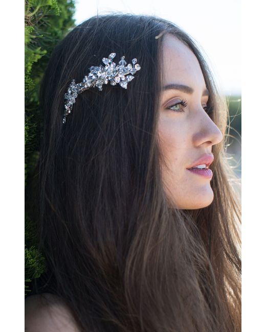 Brides & Hairpins Natural Olivia Jeweled Hair Clip