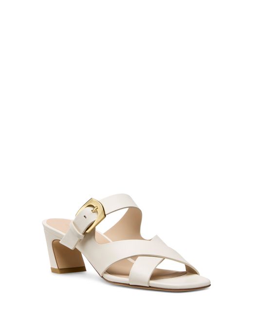 Stuart Weitzman Metallic Sai Slide 50