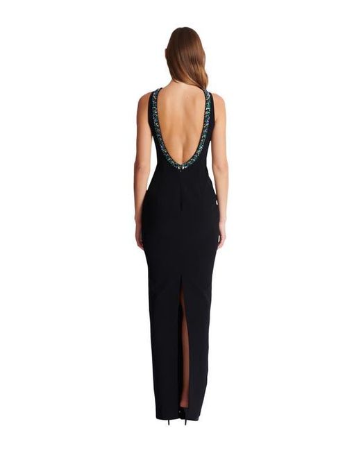 Balmain Black Long Sleeveless Dress