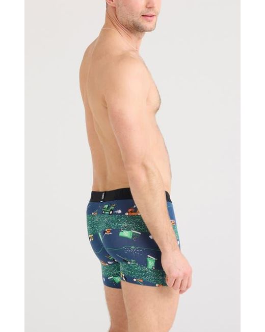 Saxx Underwear Co. Green Assorted 2-Pack Droptemp Cooling Cotton Boxer Briefs for men
