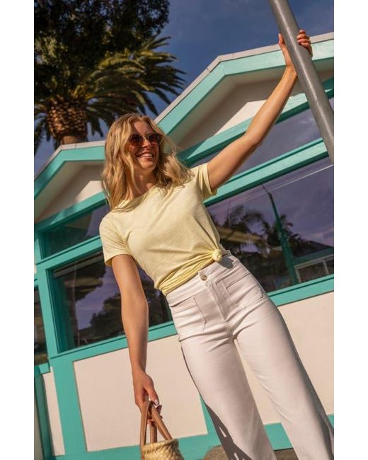 Travis Mathew Natural Cloud Crewneck T-Shirt