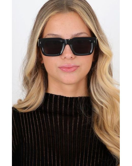 Illesteva Black Lewis Sunglasses