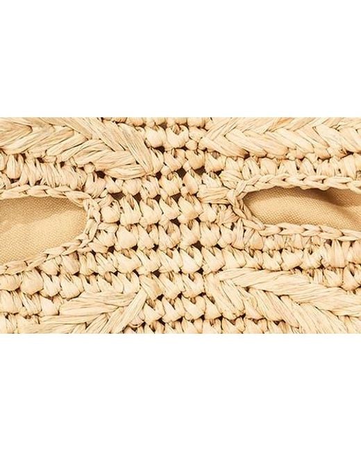 Staud Metallic Palm Raffia Handbag
