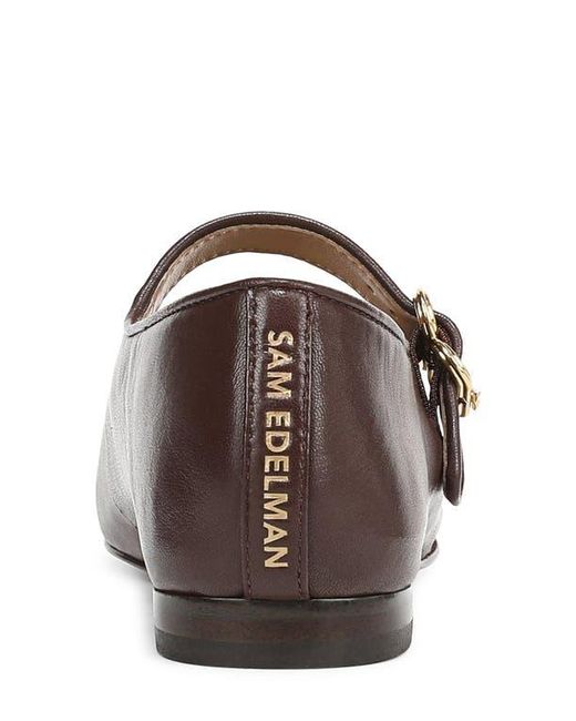 Sam Edelman Brown Michaela Mary Jane Flat