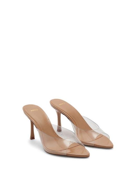 Mango Natural Vinyl Panel Sandal