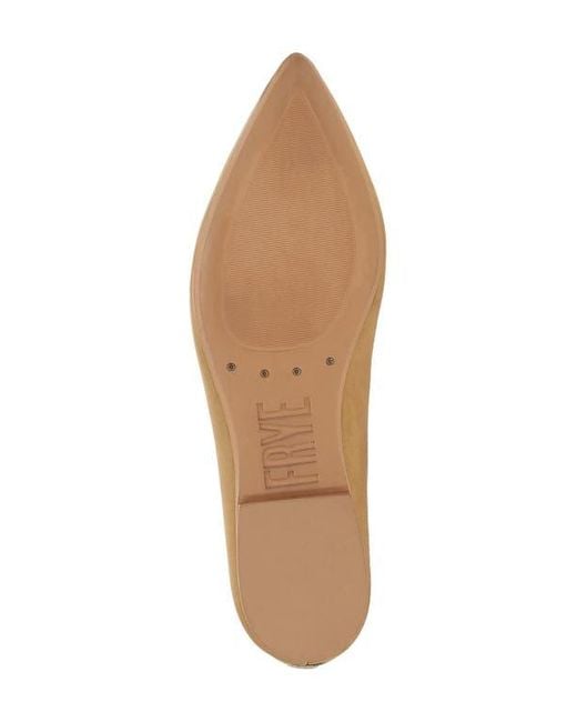 Frye Natural Heather Pointed Toe Flat