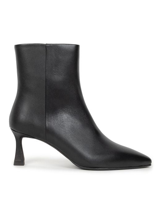 Bobbies Black Audrey Flat Ankle Boots