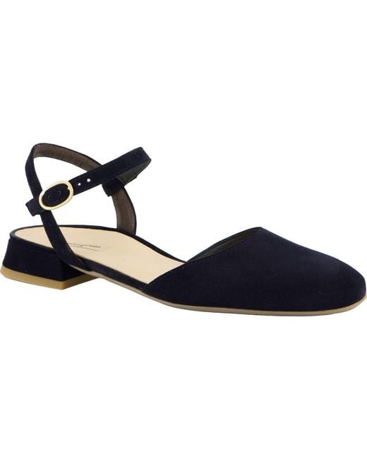 Paul Green Blue Bianca Ankle Strap Pump