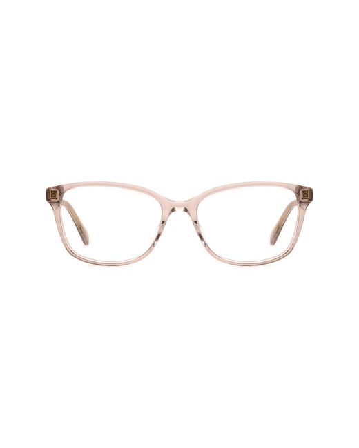 Kate Spade Pink Reilly 55Mm Rectangular Reading Glasses