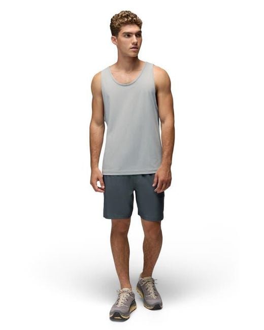 Prana Gray Equalize Tank for men