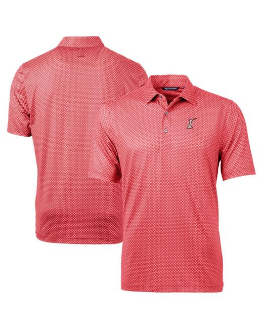 Cutter & Buck Pink Albuquerque Isotopes Pike Banner Print Stretch Polo At Nordstrom for men