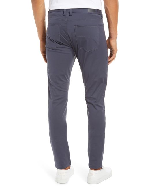 Rhone Commuter Men's Slim Fit Five Pocket Pants in Iron (Blue) for Men ...