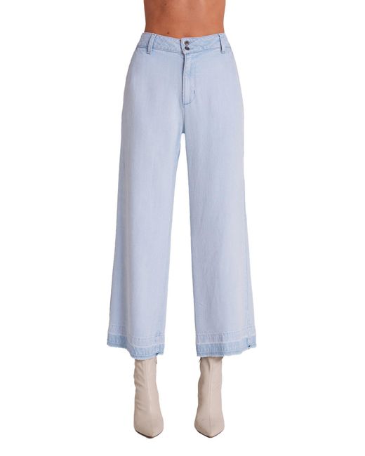 Bella Dahl Blue Saige Wide Leg Crop Jeans
