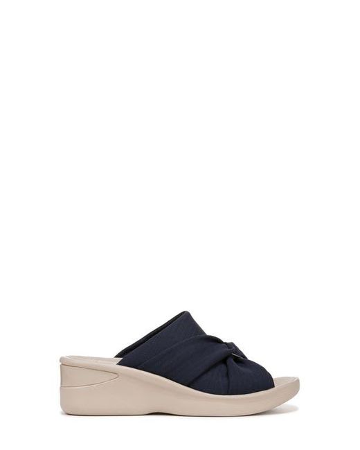 Bzees Blue Serenade Slide Sandal