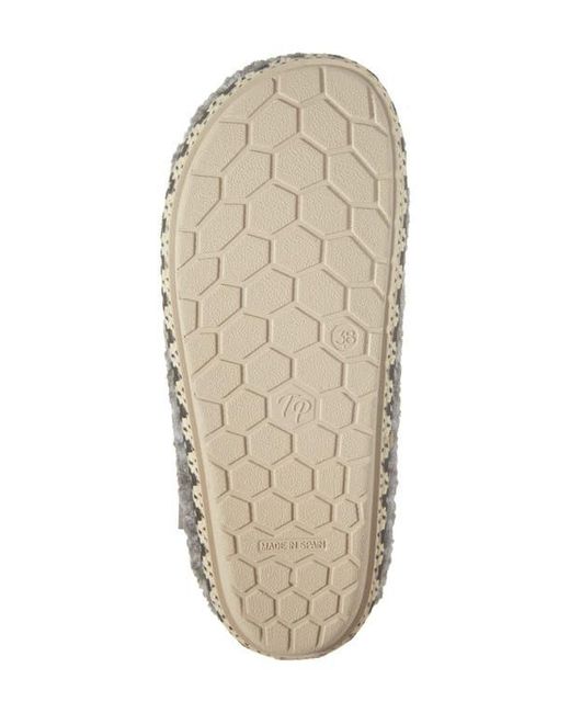 Toni Pons Gray Contrast Trim Slip-On Slippers