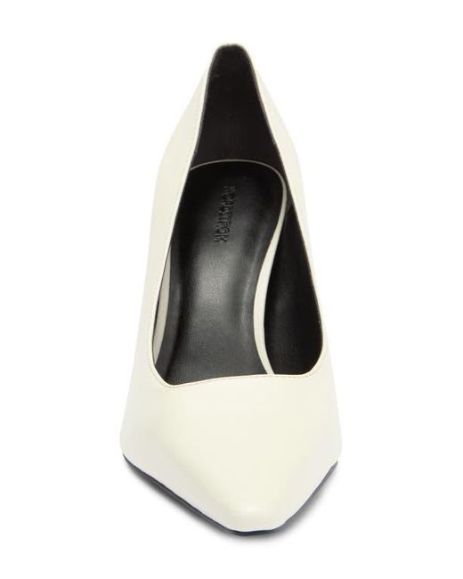 Nordstrom White Lexxy Pointed Toe Pump