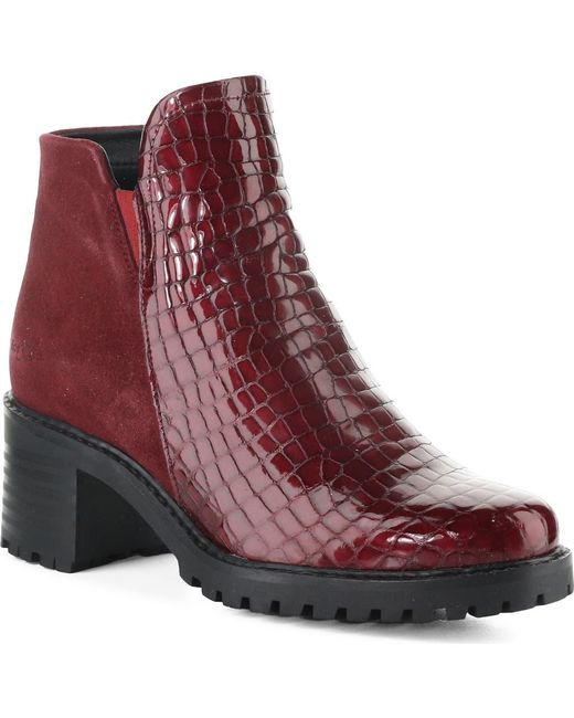 Bos. & Co. Purple Inara Bootie