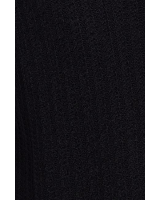 NN07 Black Nalo 6561 Ribbed Short Sleeve Cotton Cardigan for men