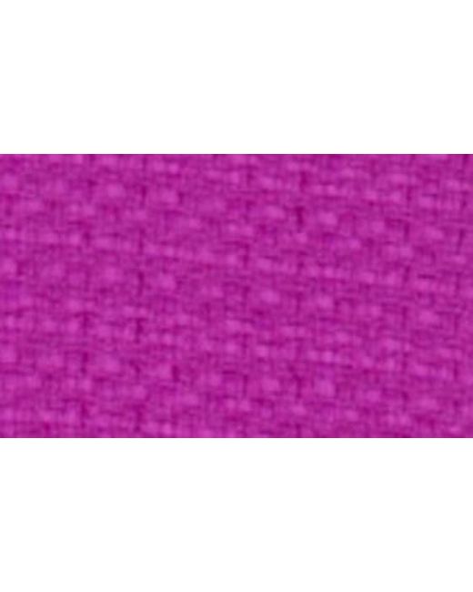 Maje Purple Vienna Tweed Crop Blazer