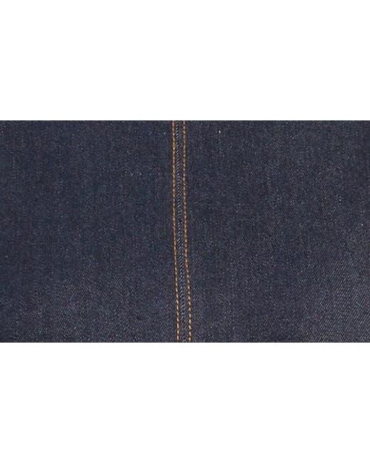 ZOE AND CLAIRE Blue Sleeveless Denim A-Line Midi Dress