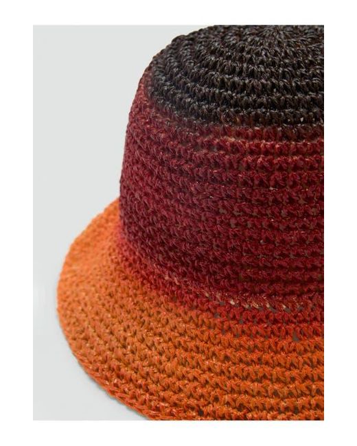 Mango Red Gradient Bucket Hat