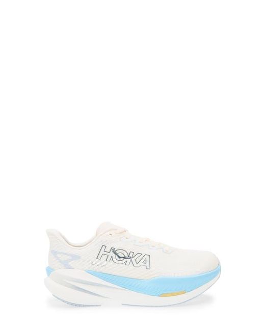 Hoka One One White Mach X 3 Running Shoe