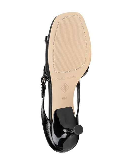 Donald J Pliner Black Remixx Slide Sandal