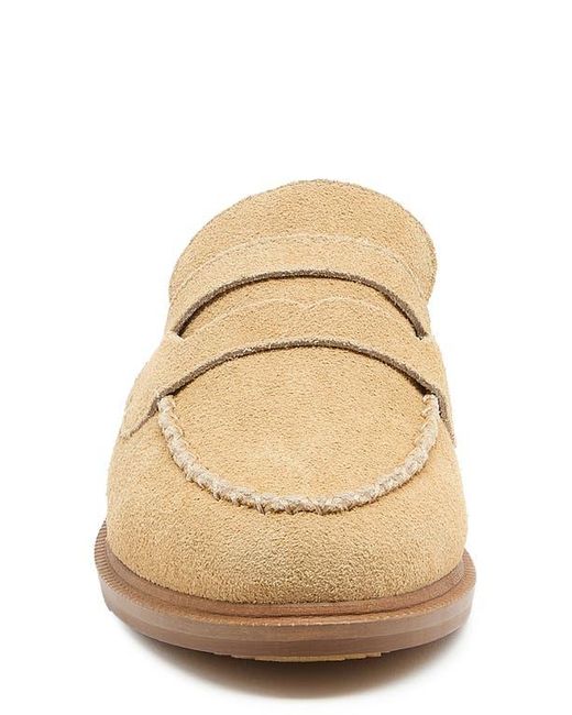 Kelsi Dagger Brooklyn Natural Lock Faux Shearling Lined Mule